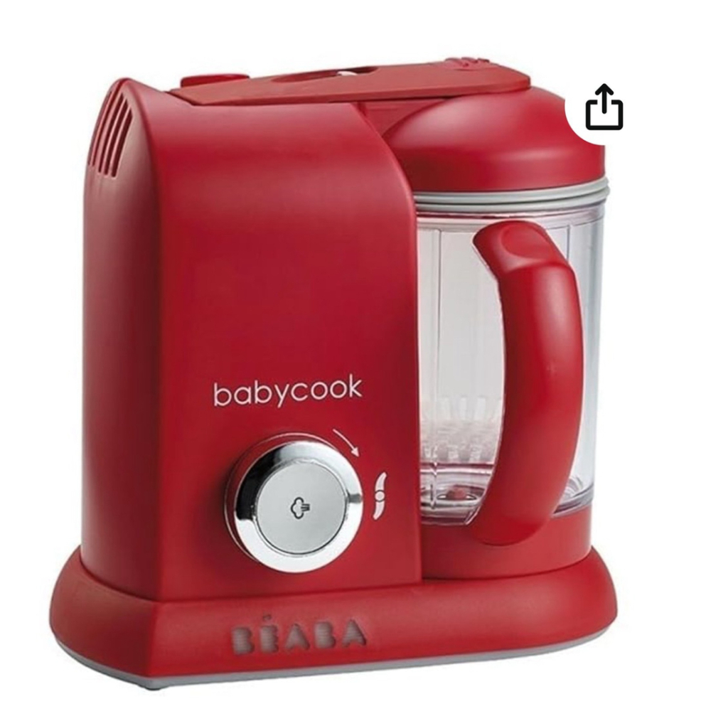 New Beaba 25th Anniversary Babycook Pro RED Baby Food Maker